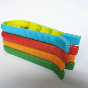 Multi-function jar opener set, colorful 4-in-1 kitchen bottle opener for easy daily home use.