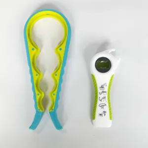 Multifunctional jar opener set kitchen gadget bottle cap gripper tool manual bottle opener