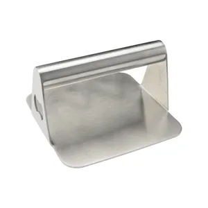 Stainless steel burger press pastry press kitchen tool for meat pie dough flattening