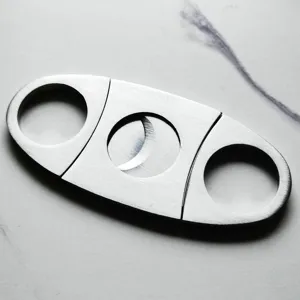 Stainless Steel Cigar Cutter Double Blade Portable Cigar Tool Manual Cutter for Men