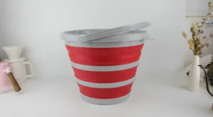 Collapsible folding water bucket portable outdoor fishing car wash storage telescopic bucket