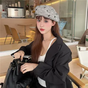 Chapeau seau nœud femme tendance visage mince loisir bassin automne hiver protection solaire