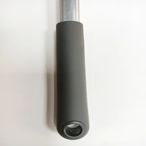 Meat tenderizer handle detail close-up showing ergonomic grip and hanging hole design.