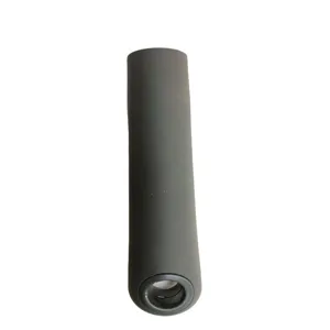 Kitchen tool replacement handle grip, dark gray cylindrical tool accessory for cooking.