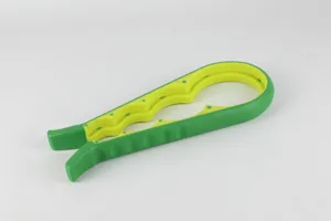 Detailansicht des multifunktionalen Glasöffners, ergonomisches 4-in-1 Küchenwerkzeug