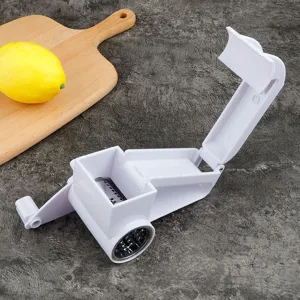 Manual Rotary Cheese Grater Plastic Kitchen Shredder for Chocolate Cheese and Nuts