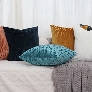 Moderne Minimaliste Velours Tissé Housse de Coussin Uni Décoratif Housse de Coussin Pour Salon Canapé Décoration Maison