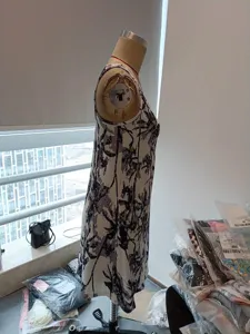 Bohemian 3D printed sleeveless dress, casual elegant summer dress for women fashion.