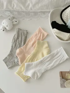 Summer ultra-thin mesh breathable half-section socks, Japanese style versatile footless sock covers.