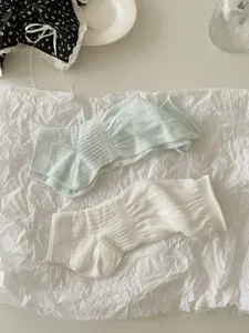 Summer ultra-thin short stirrup sock covers breathable mesh halffoot socks for women daily.