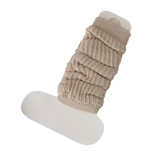 Knitted JK leg warmers winter warm stack socks for women casual stylish long calf covers