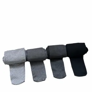 Women thermal stirrup leggings winter warm fleece lined thick solid vertical striped tights