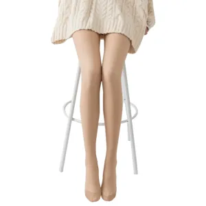 Women sheer nude pantyhose spring summer natural flawless lightweight anti-snag tights