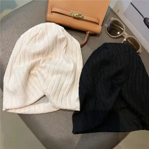 Unisex Breathable Knit Sleep Cap Soft Elastic Night Cap Anti Frizz Chemotherapy Hat Casual Casual Beanie Cap