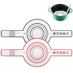 Tappetino in silicone per pane in pentola, tappetino da forno antiaderente con manici lunghi.