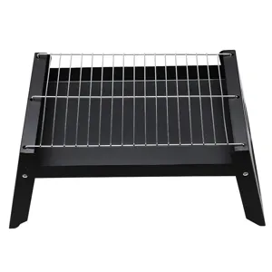 Barbecue charbon pliable d'extérieur, gril de camping portable pour pique-nique.