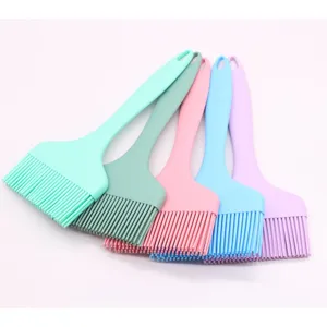 Silicone basting brush set wide pastry brushes for barbecue baking cooking food grade 5pcs