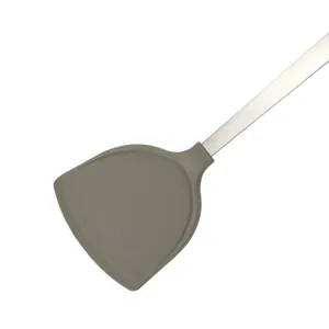Heat resistant silicone spatula for non-stick pan cooking kitchen tool main view