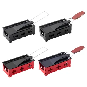 Mini Swiss cheese raclette grill set with wooden handle and candle holder for home use