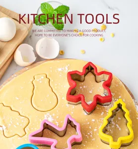 Set taglia biscotti natalizi in acciaio inox stampi da forno per dolci fai da te utensili cucina