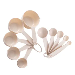 Ergaleia Mageirikis Set Kytia kai Koutalia Metrisis Plastika Gadgets Mageirikis me Stomia gia Mageirema