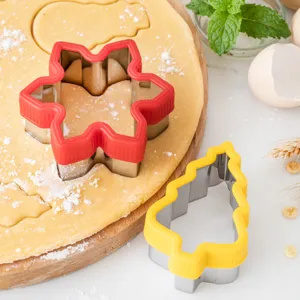 Set taglia biscotti di Natale in acciaio inossidabile stampo per dolci pasticceria cucina casa
