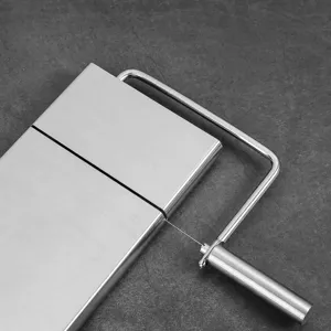 Stainless Steel Cheese Slicer Wire Butter Cutter Kitchen Manual Slicing Tool for Home
