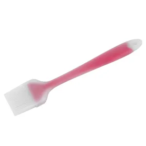 Grande pennello da cucina in silicone traslucido per barbecue olio dolci cottura e pasticceria.