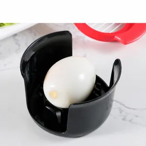 3-in-1 kitchen egg slicer with durable ABS base and stainless steel wires for easy food prep.
