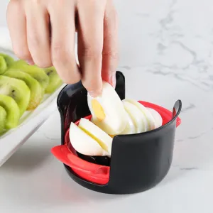 Multifunctional ABS egg slicer kitchen gadget for boiled eggs and soft preserved eggs