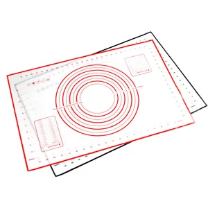 Silicone Kneading Mat Non-Stick Baking Pastry Mat With Measurement Scales Kitchen Baking Tool