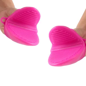 Silicone pinch mitts heat resistant oven gloves anti slip kitchen baking cooking pot holders