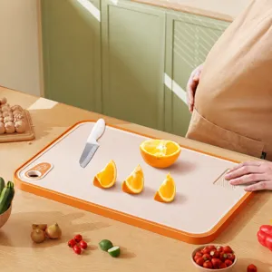 Plastic Double Sided Antibacterial Cutting Board Household Fruit Chopping Board Kitchen Anti Mold Board