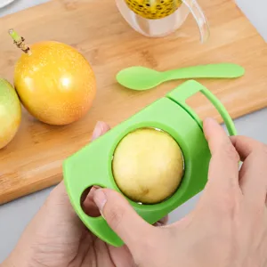 Utensile per aprire frutti della passione con cucchiaio, mini tagliapasta portatile da cucina.