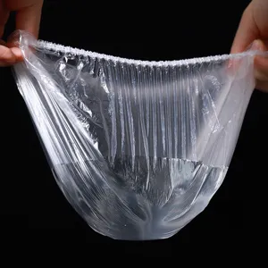 Couverture de film étirable en plastique jetable élastique pour bol cuisine frais