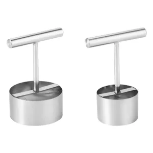 Edelstahl Obstkerngehaeuse Set, T-Griff Apfel Birne Kernentferner für die Küche.
