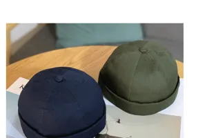 Cappello docker senza tesa retro uomo donna berretto miki marinaio casual stile streetwear