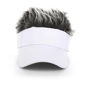 Novelty spiky hair sun visor cap funny streetwear baseball hat for men and women summer