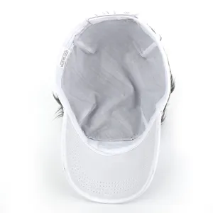Men women wig baseball cap funny casual sun hat hair extension cap inner view product detail