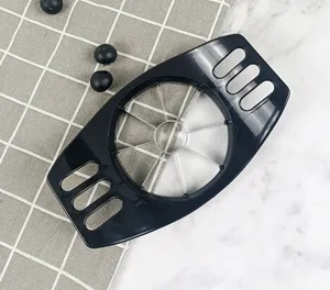 Stainless steel fruit slicer plastic apple cutter kitchen utility tool multi-purpose core remover