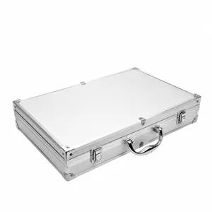 Aluminum Box BBQ Tool Set Stainless Steel Grilling Kit Portable Outdoor Barbecue Case