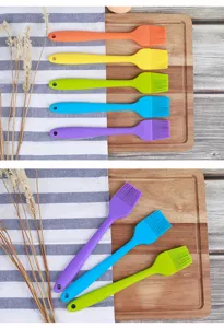 Silicone baking brush pastry oil brush 26cm large BBQ tool kitchen baking accessories colorful