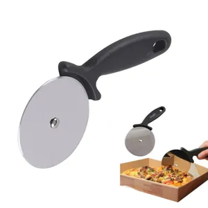 Edelstahl Pizzaschneider Rad Mit Ergonomischem Kunststoffgriff Scharfe Rollklinge Für Küche Backwerkzeuge