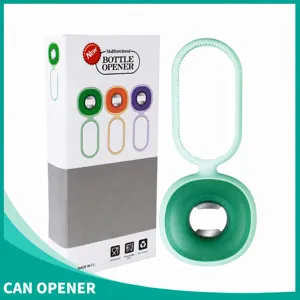Multifunctional Silicone Bottle Opener Non Slip Jar Opener Kitchen Tool Portable Can Opener For Beer And Kitchen Gadgets