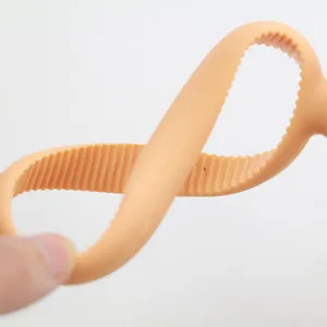Silicone jar opener multi-functional bottle gripper kitchen tool with non-slip gear design.