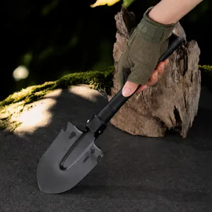 Pelle tactique pliante multifonctionnelle camping en plein air outil en acier portable