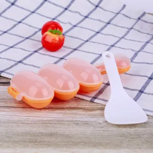 Kunststoff kugelförmige Reisbällchen Form Set mit weißem Reislöffel für DIY Bento.
