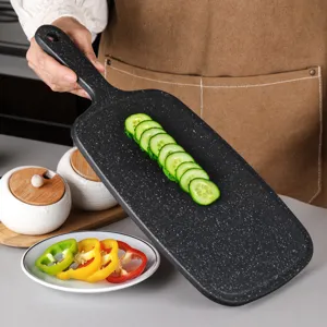 Kitchen food-grade handle plastic cutting board household thickened fruit chopping board
