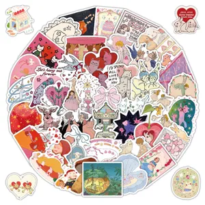 Cute Cartoon Fairy Tale Doodle Stickers Waterproof Vinyl Decals For Phone Laptop Notebook Scrapbooking Decoration