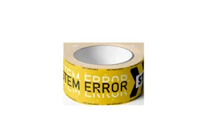 Yellow black warning tape decorative adhesive sticker roll for waterproof shading frame and signs